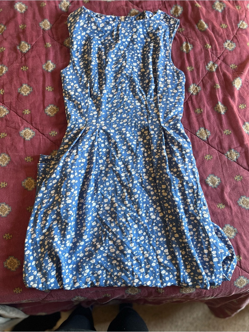 SHEIN Blue Floral Maxi Dress